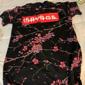 Lightly worn Savage tee